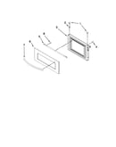 Microwave door parts