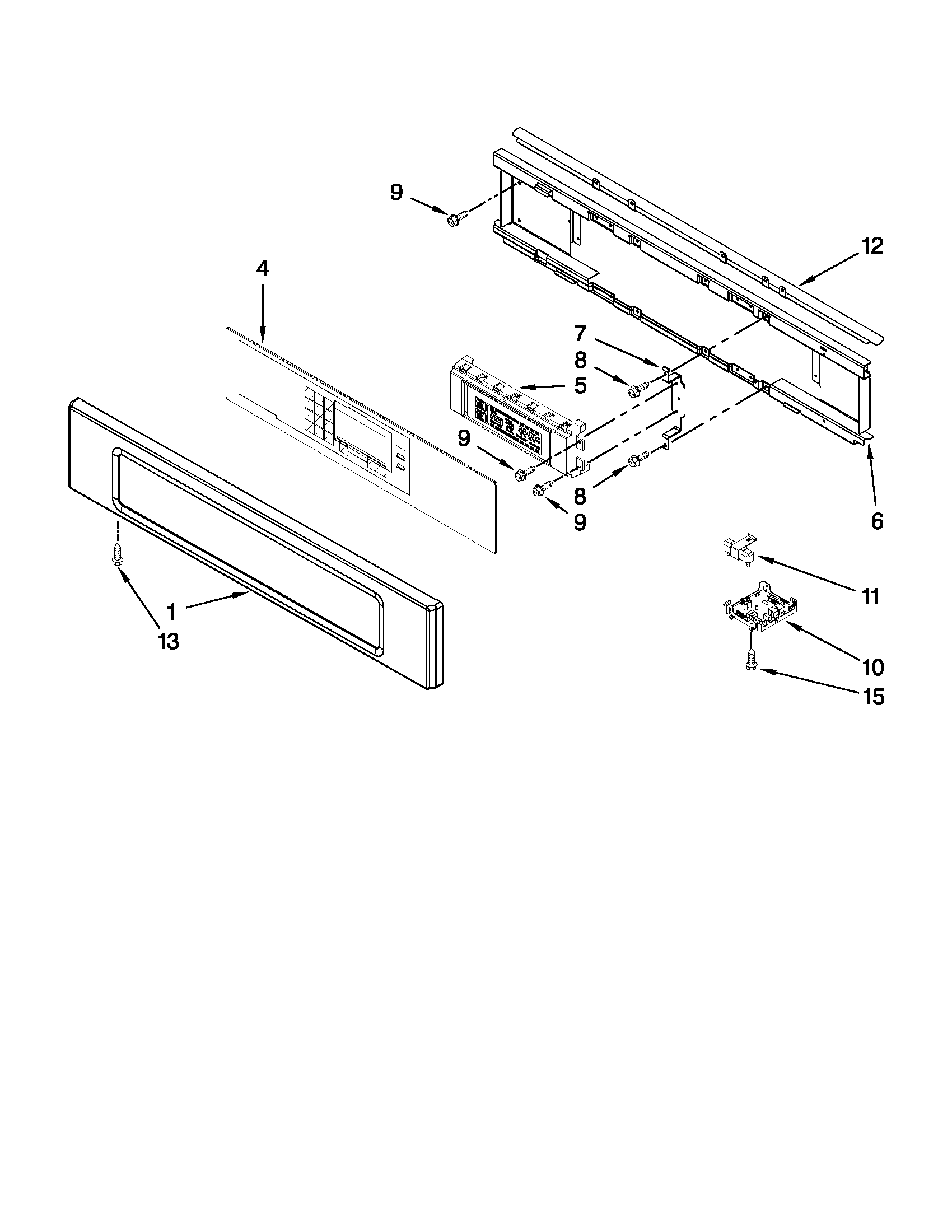 Control panel parts