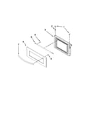 Microwave door parts
