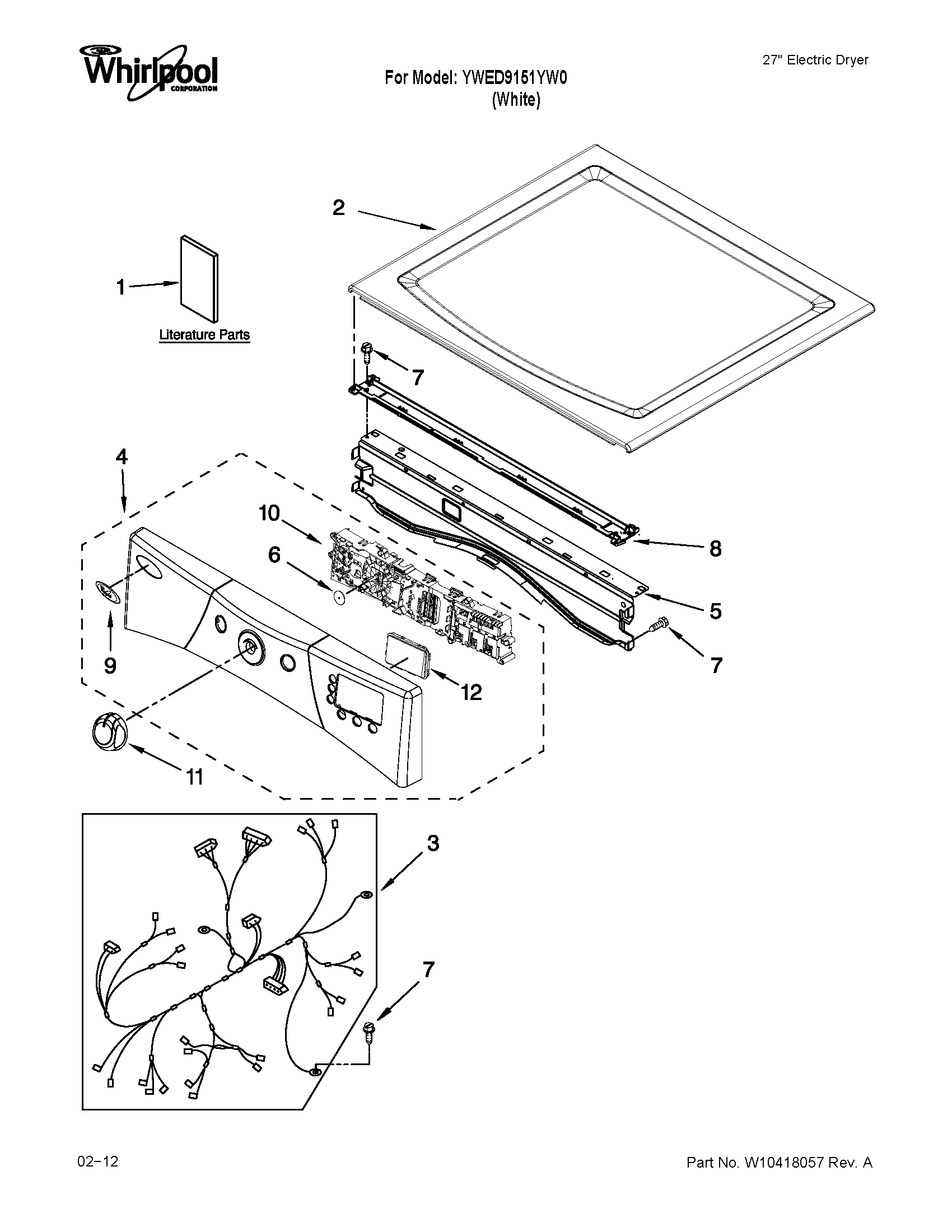 TOP AND CONSOLE PARTS