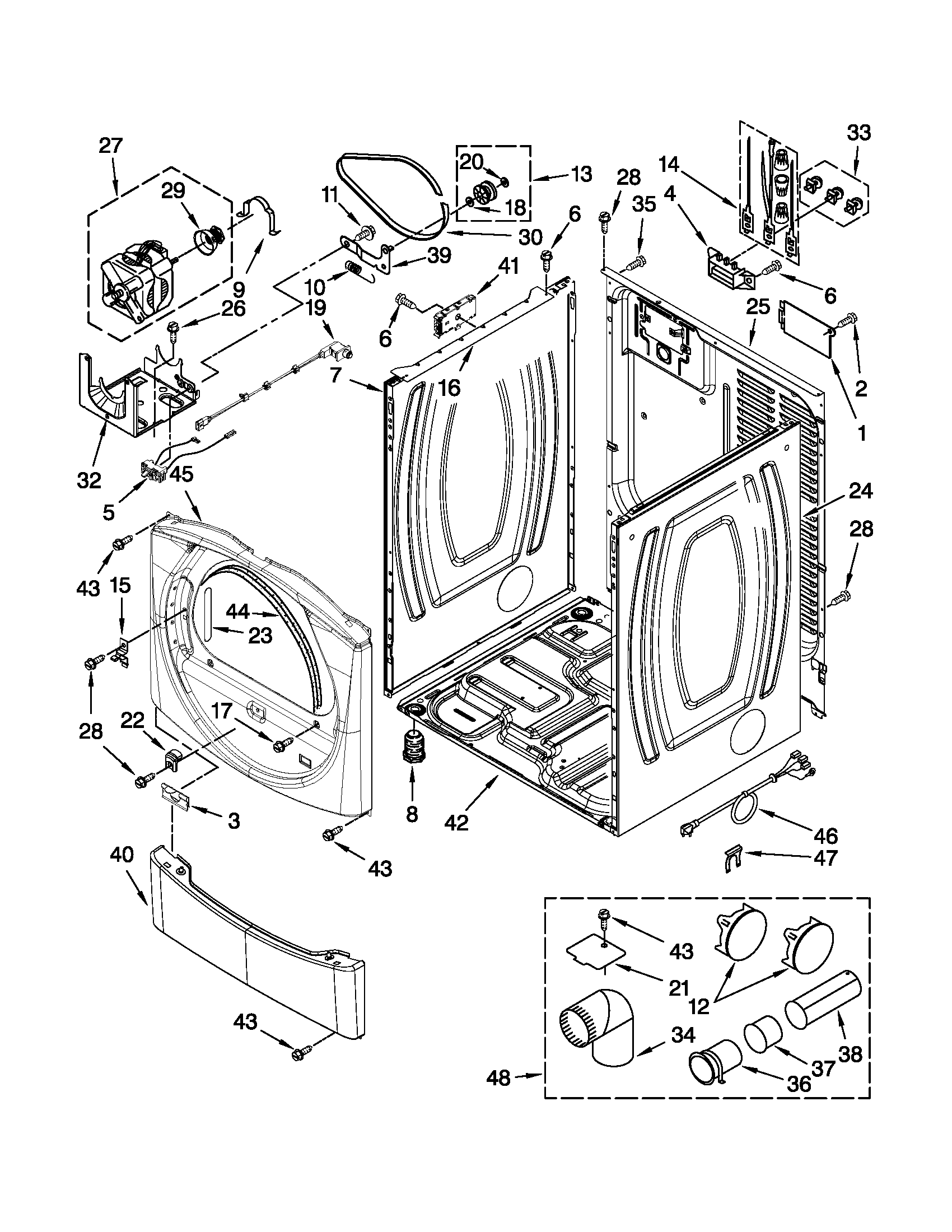 Cabinet parts