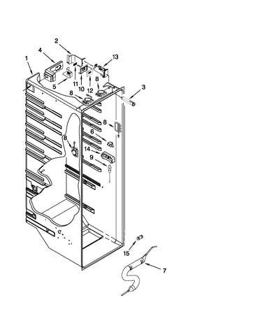 Refrigerator liner parts