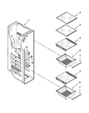 Freezer liner parts
