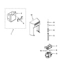Motor and ice container parts