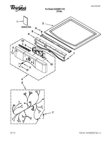 Top and console parts
