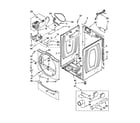 Whirlpool WGD9051YW0 cabinet parts diagram