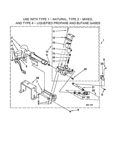 W10135231 burner assembly