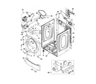 Whirlpool WED9051YW0 cabinet parts diagram