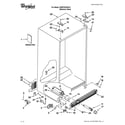 Whirlpool ED5PVEXWS14 cabinet parts diagram
