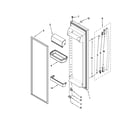 Whirlpool ED5PVEXWS14 refrigerator door parts diagram