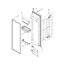 Whirlpool ED5PVEXWS14 refrigerator door parts diagram
