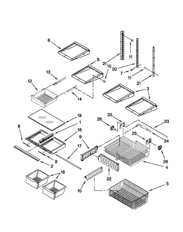 Shelf parts