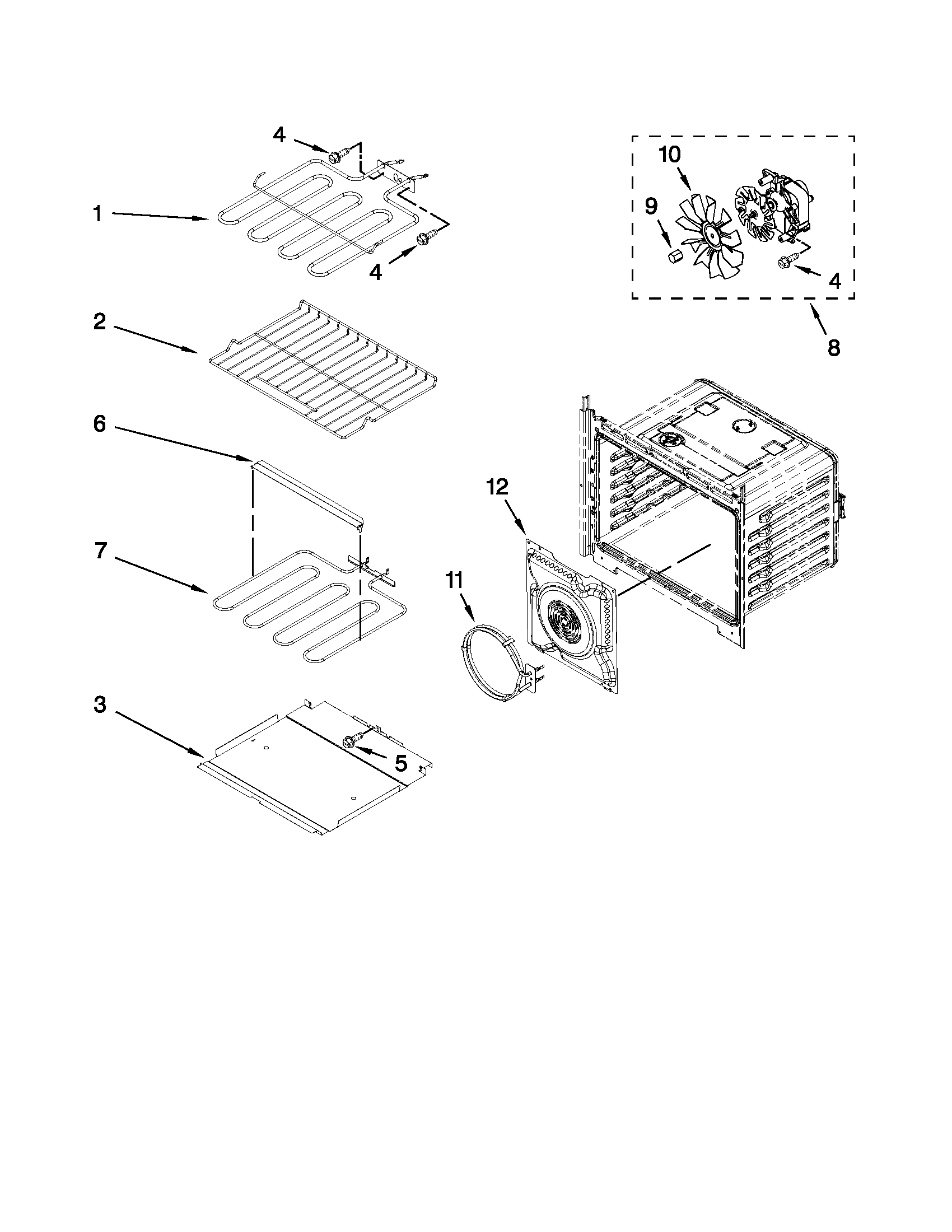 INTERNAL OVEN PARTS