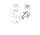 Whirlpool WOC95EC0AW00 internal oven parts diagram