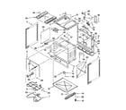 Whirlpool WFC340S0AW0 chassis parts diagram