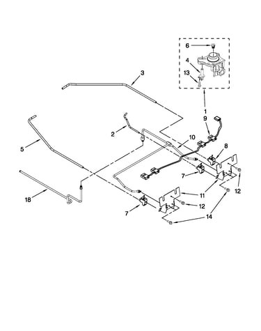 Cooktop burner parts