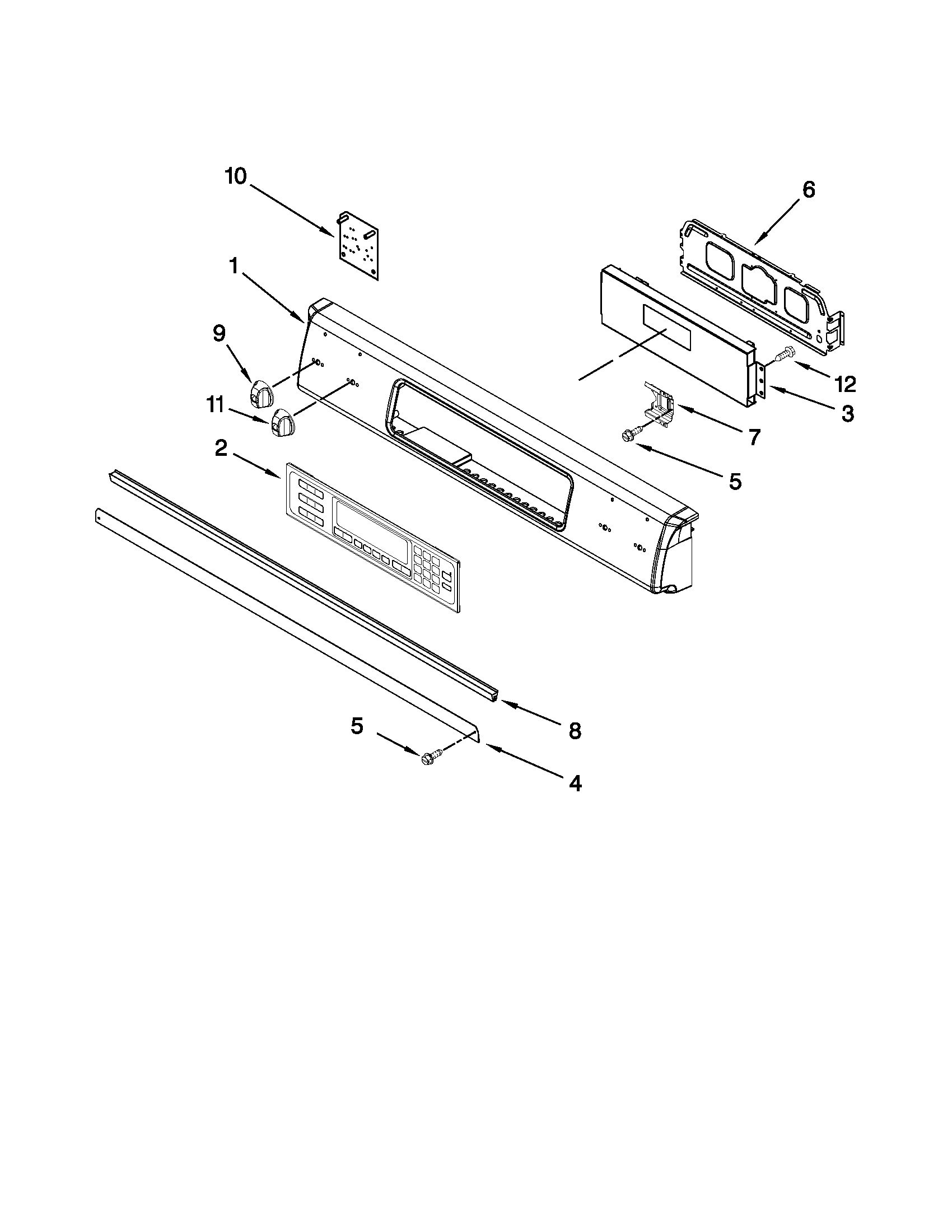 CONTROL PANEL PARTS