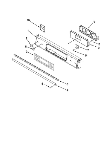Control panel parts