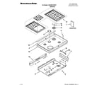 KitchenAid KGSS907XSP01 cooktop parts diagram