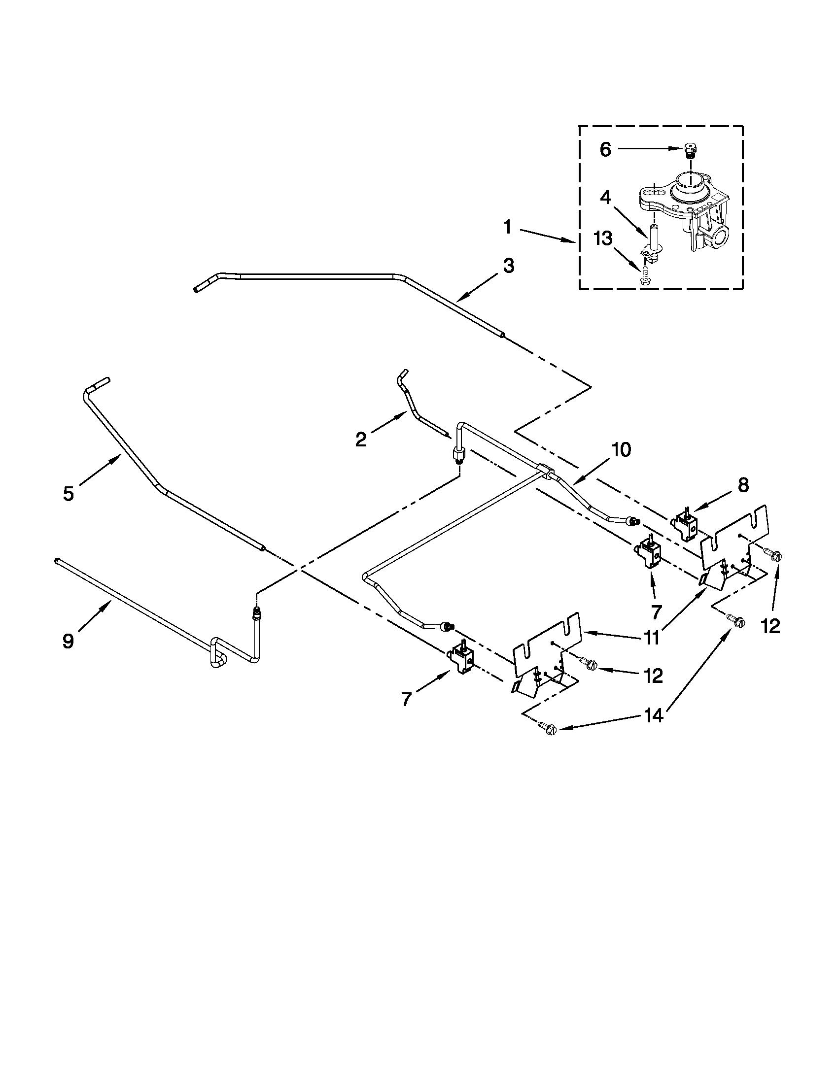 Cooktop burner parts