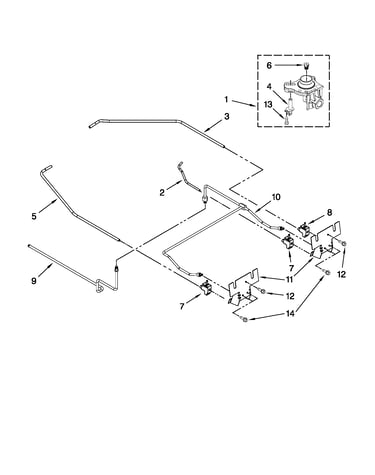Cooktop burner parts