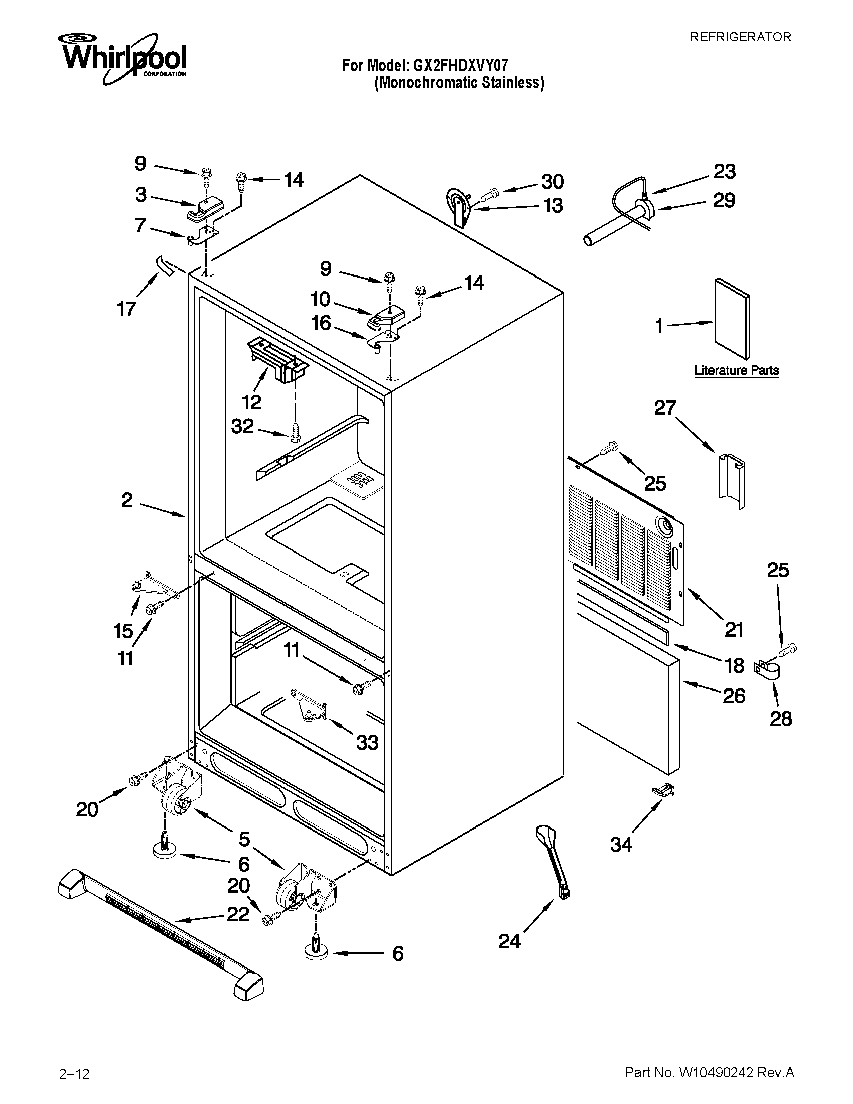 CABINET PARTS