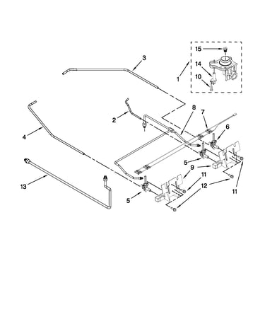 Cooktop burner parts