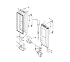 Whirlpool GX5FHTXVY08 refrigerator door parts diagram