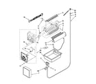 Whirlpool GX5FHTXVY08 icemaker parts diagram