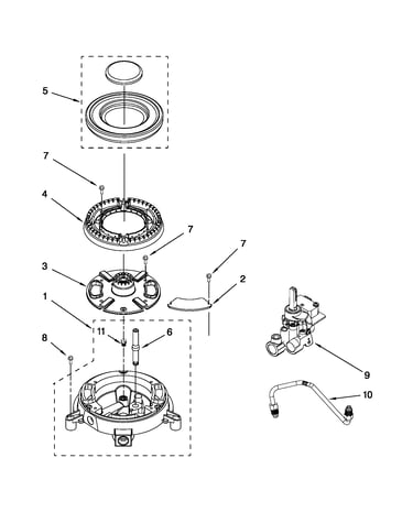 Triple crown burner