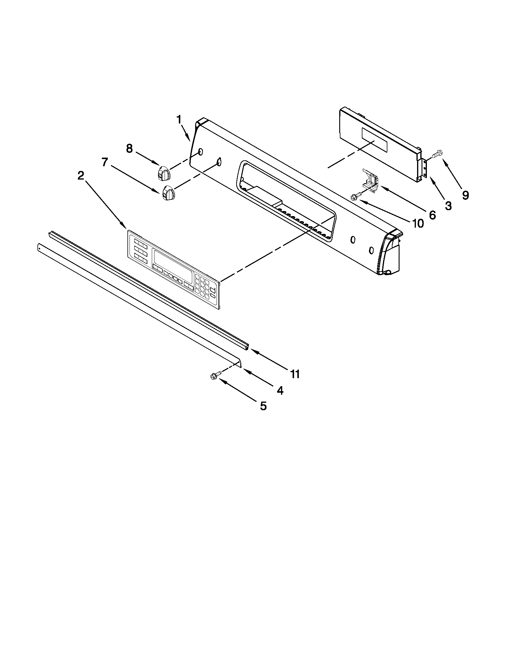 CONTROL PANEL PARTS