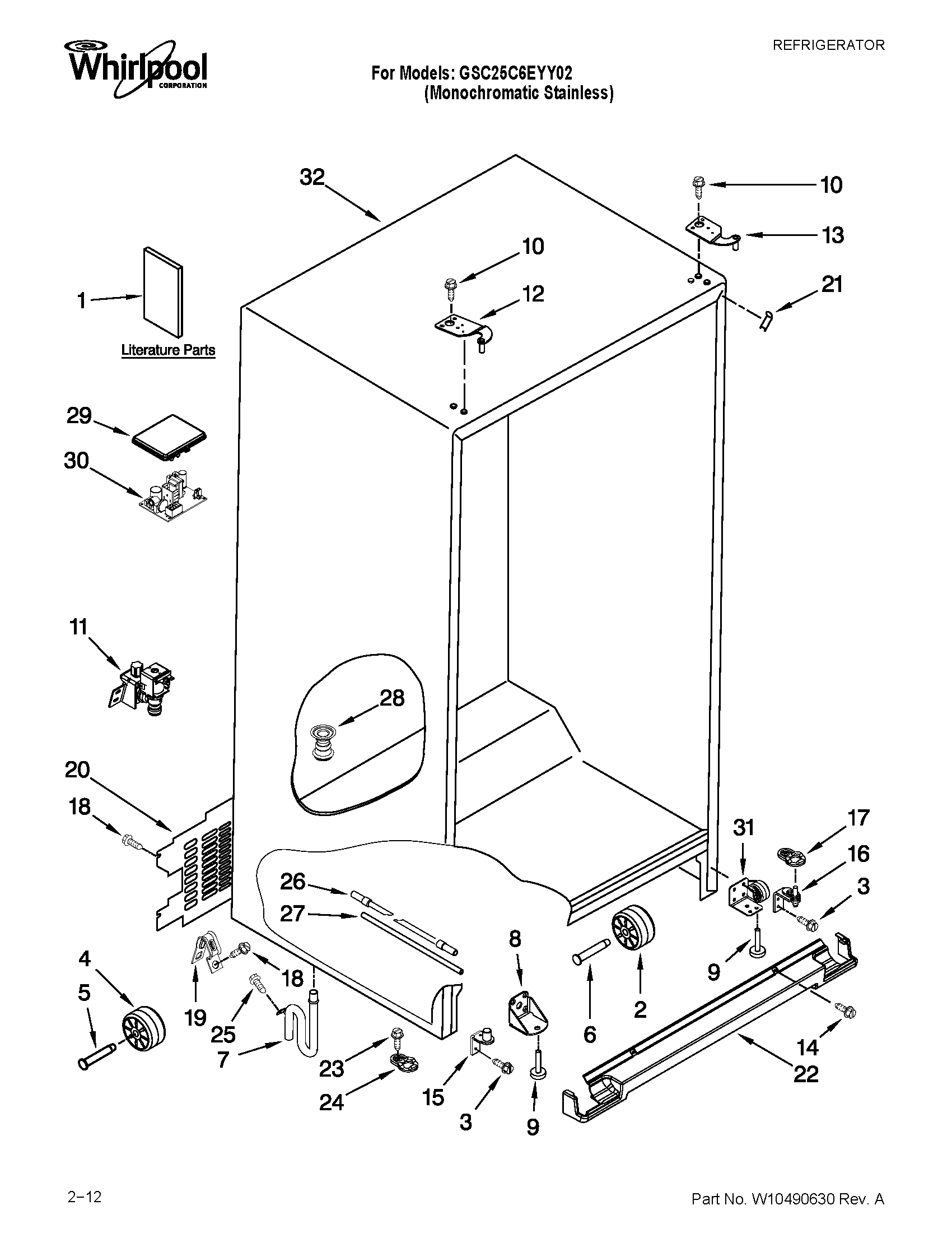 Cabinet parts