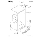 Danby DUFM505WDB10 cabinet parts diagram