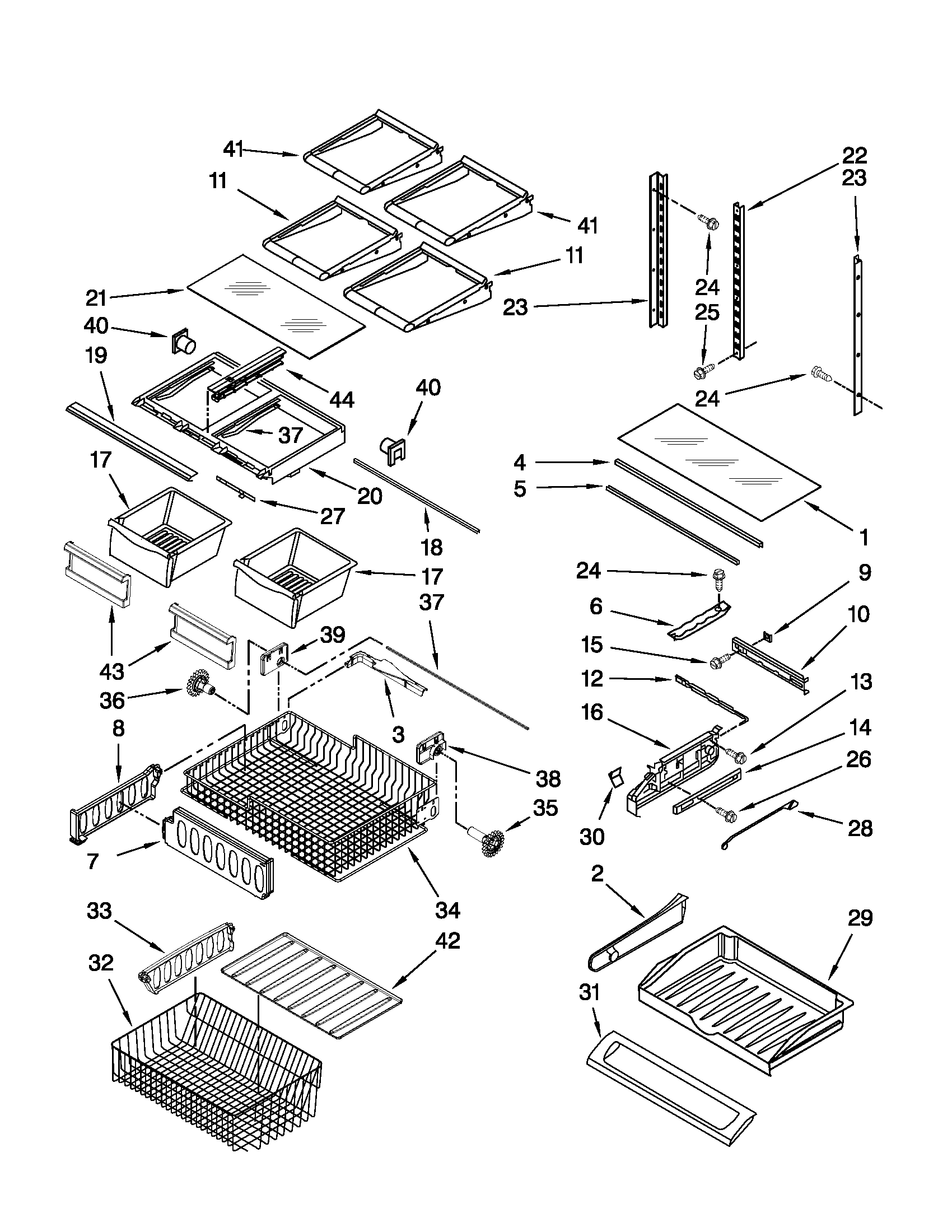 SHELF PARTS