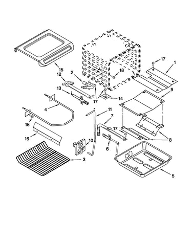Internal oven parts