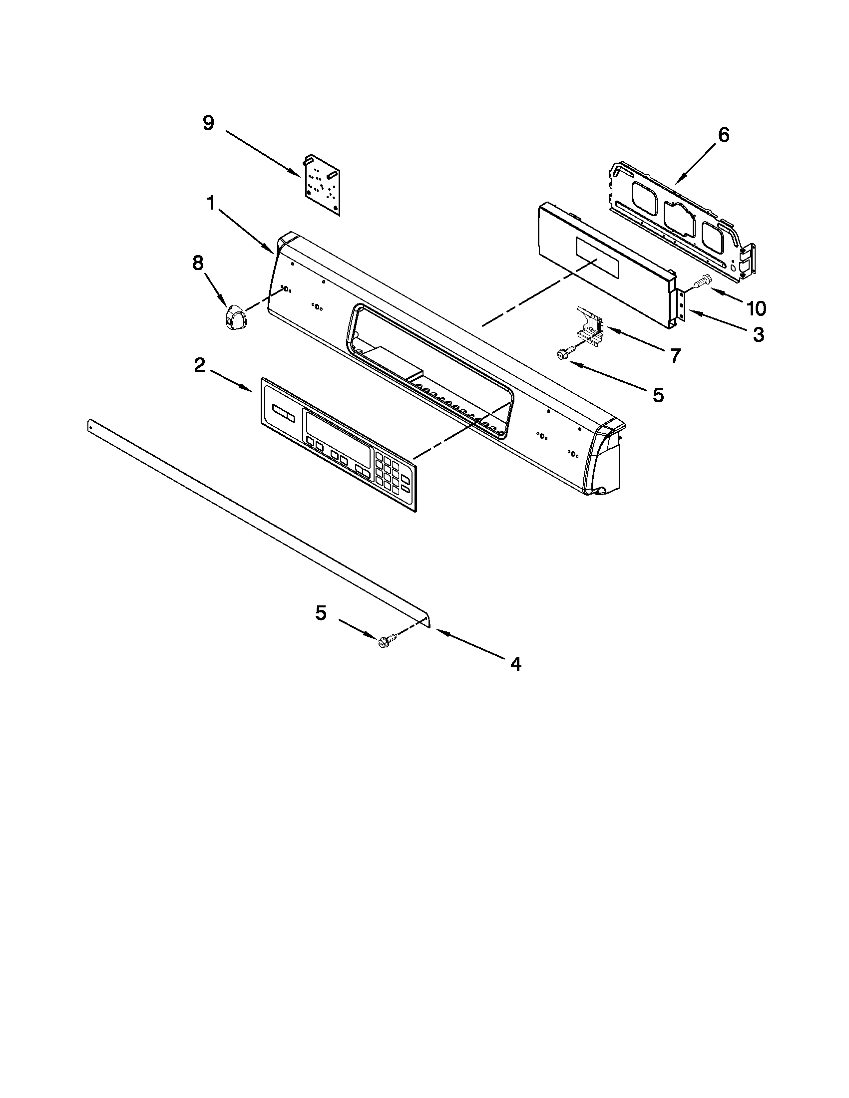 CONTROL PANEL PARTS