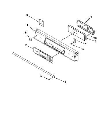 Control panel parts