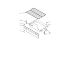 Amana AER3311WAW1 drawer & broiler parts diagram