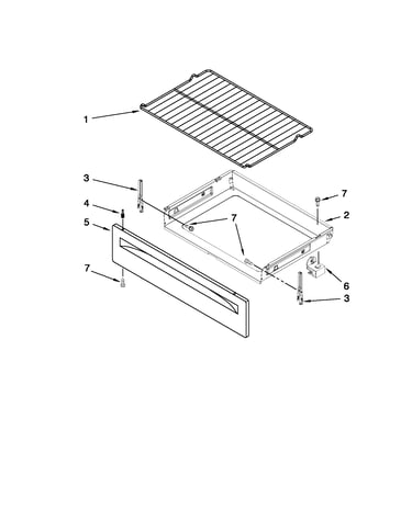 Drawer & broiler parts