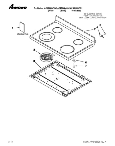 Cooktop parts
