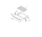 Amana AER5844VCB2 drawer and rack parts diagram