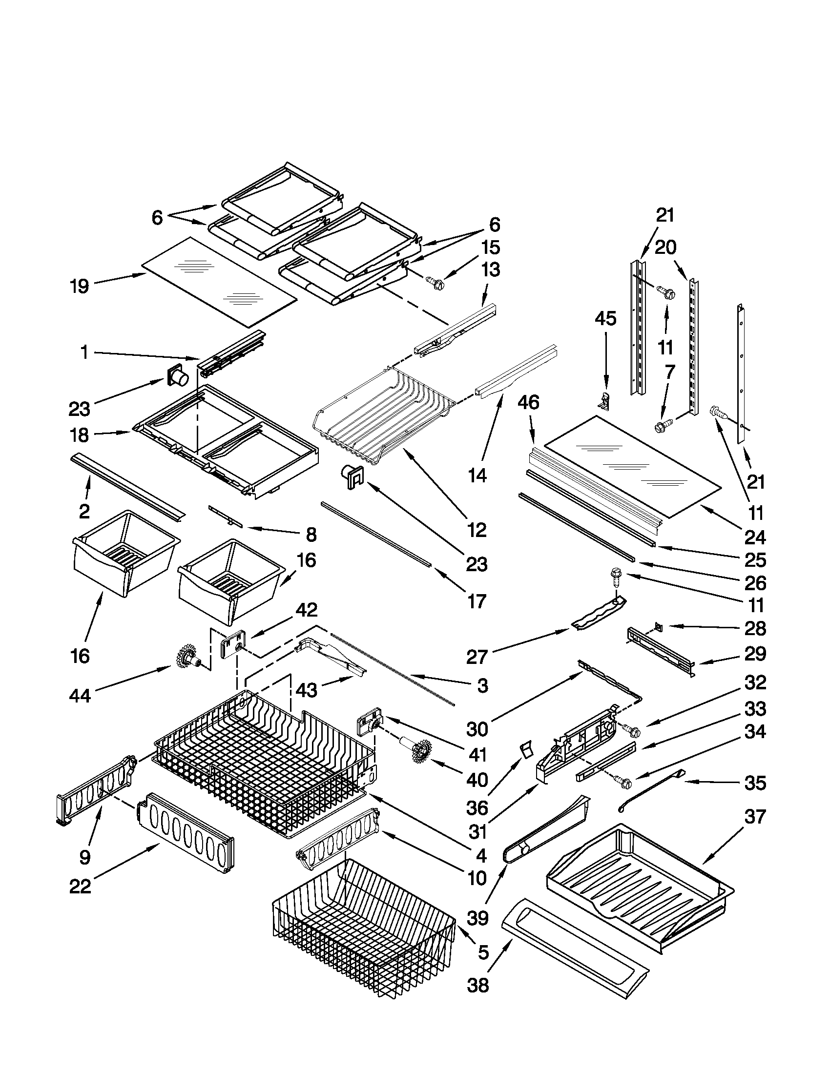 SHELF PARTS