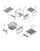 Freezer shelf parts