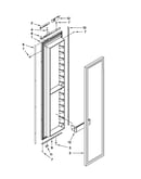 Freezer door parts