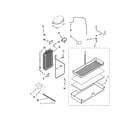 Jenn-Air JS42NXFXDW03 lower unit and tube parts diagram