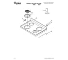 Whirlpool WFE115LXQ0 cooktop parts diagram