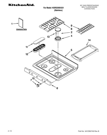Cooktop parts
