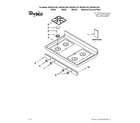Whirlpool WFG361LVQ3 cooktop parts diagram