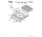 Whirlpool WFG374LVQ3 cooktop parts diagram