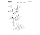 Whirlpool WDT710PAYB1 door and panel parts diagram